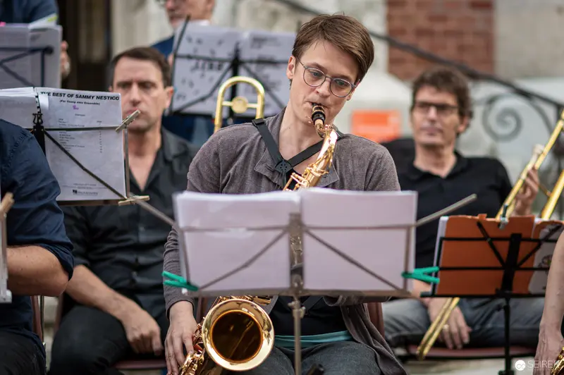 Aureum Saxophonquartett Performance at Musik Befreit Abschlusskonzert in Wieden