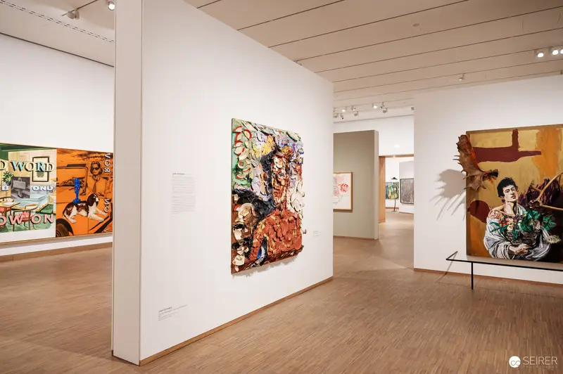 The 80s Art Exhibition at Albertina Modern, Vienna: Diverse Contemporary Artworks