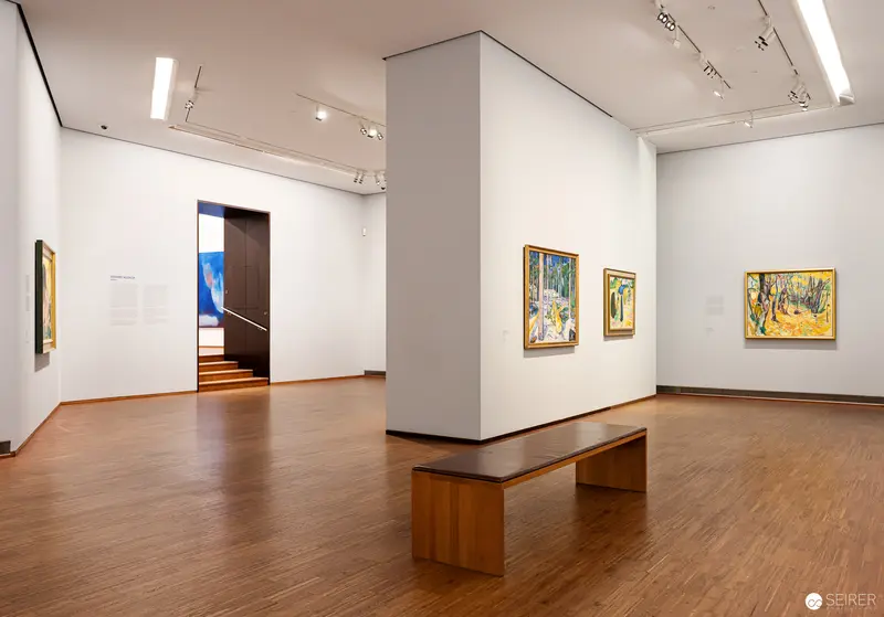 Albertina Museum Gallery Installation Showcasing Vibrant Modernist Paintings