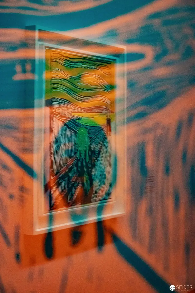 Warholian Reinterpretation of Munch's Iconic Expressionist Masterpiece