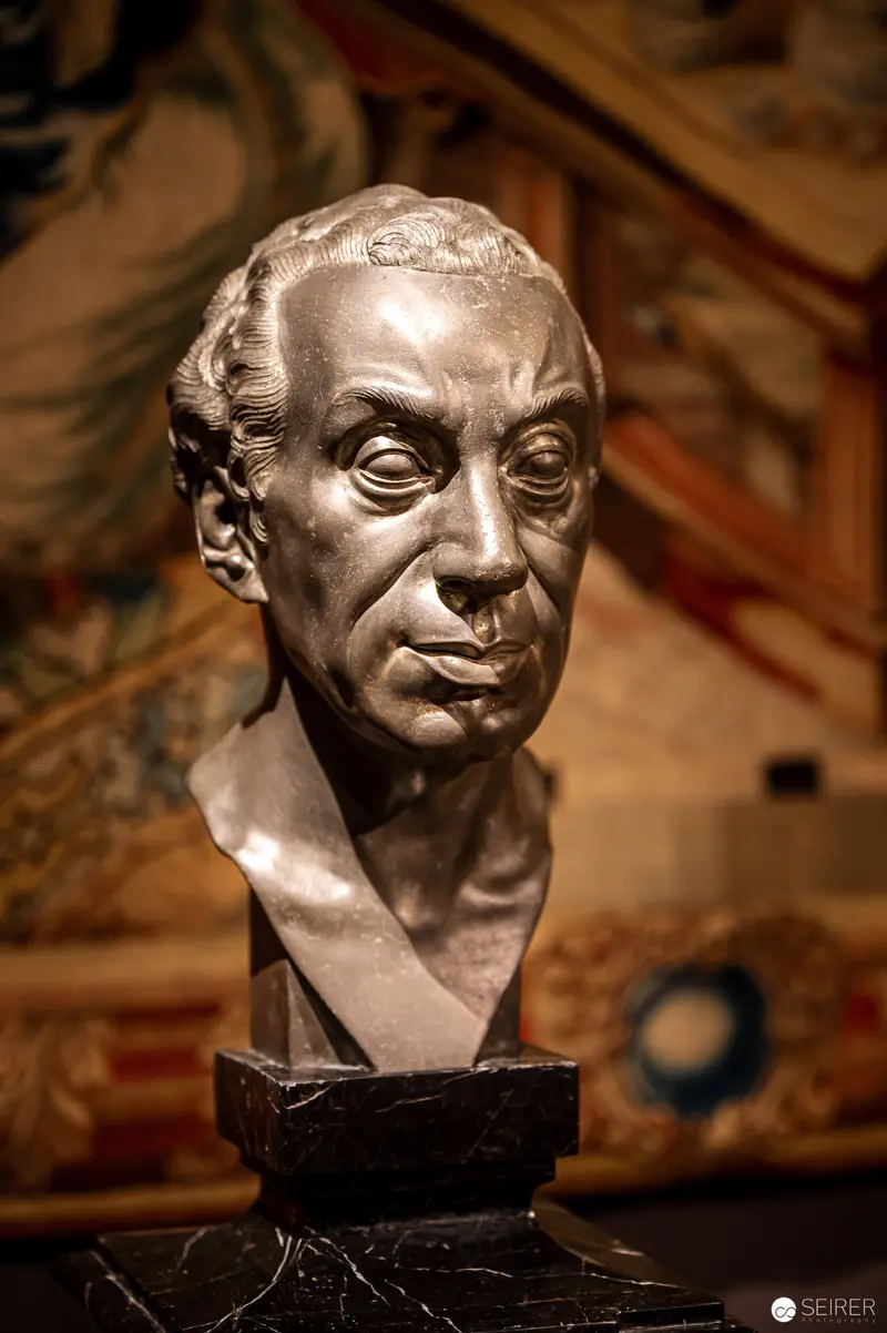 Sculptural Bronze Bust of Distinguished Gentleman at Liechtenstein Garden Palace Exhibition