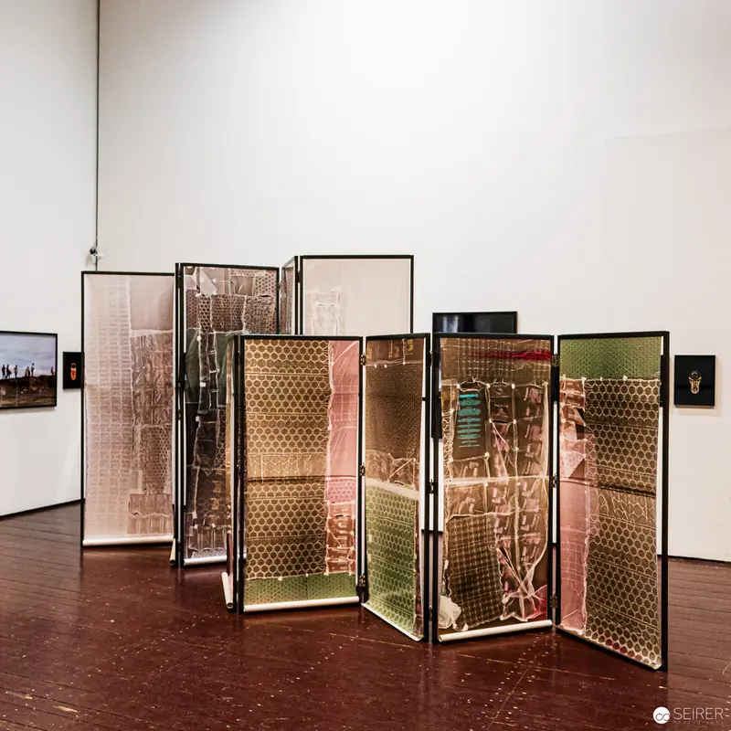 Modular Screen Installation at FOTO WIEN 2022 Exhibition Space