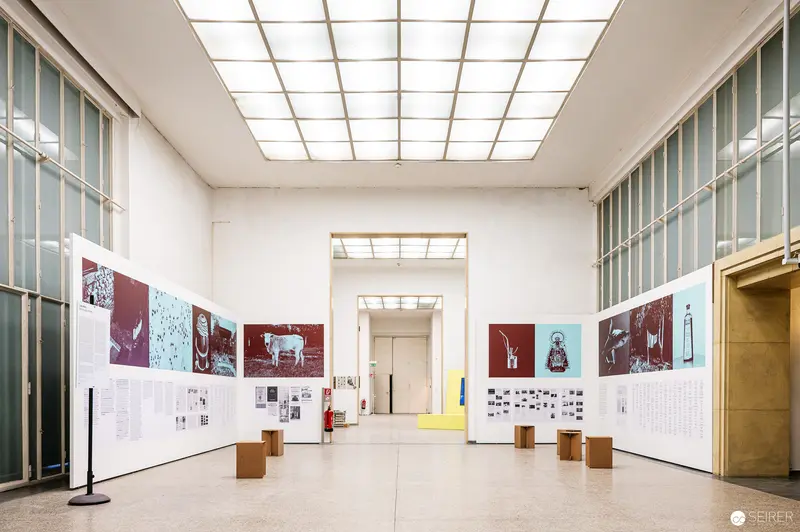 FOTO WIEN 2022 Exhibition View: Minimalist Gallery Space with Graphic Art Displays