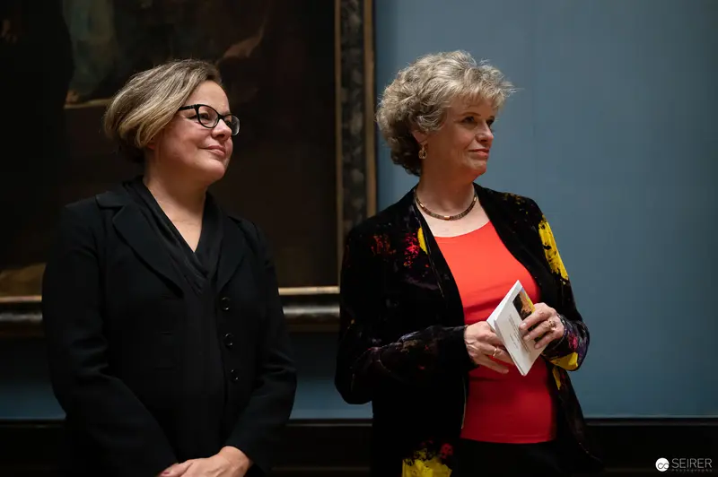 Queering the KHM: Sabine Haag and Colleague During Exhibition Opening