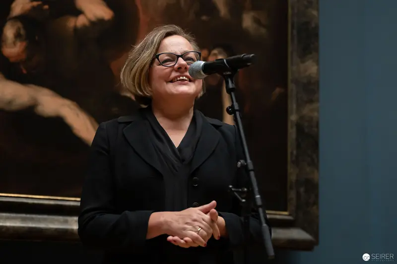 Sabine Haag Speaking at Queering the KHM Pride Month Event
