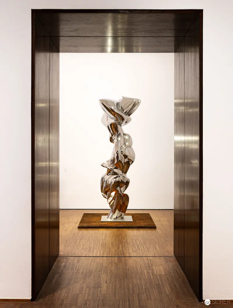 Tony Cragg Sculpture in Minimalist Gallery Space at Albertina, Vienna