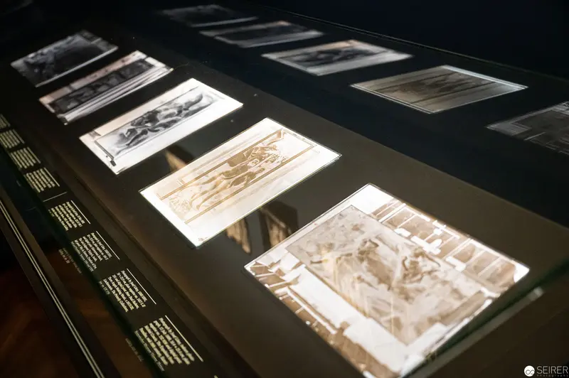 Archival Photographic Display at Kunsthistorisches Museum Wien Exhibition