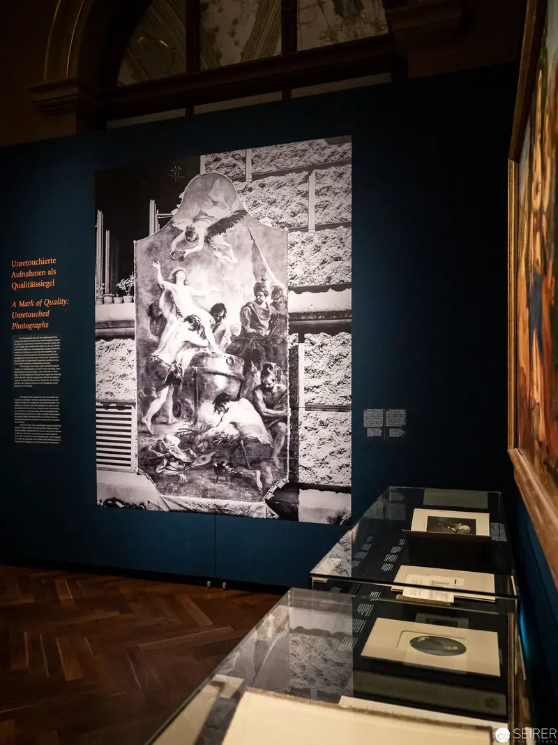 Exhibition Display of Black and White Photography at Kunsthistorisches Museum Wien