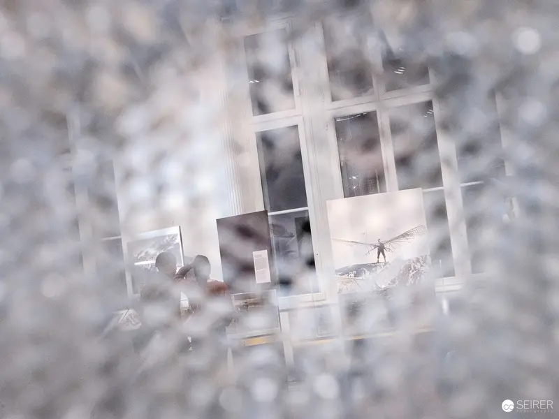 Fragmented Perspectives: Architectural Abstraction through Blurred Glass
