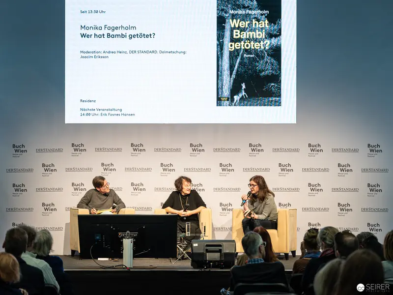 Monika Fagerholm Book Discussion at Buch Wien 2022 Literary Festival
