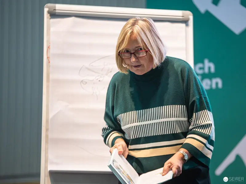 Author Presenting at Buch Wien 2022 Literary Event