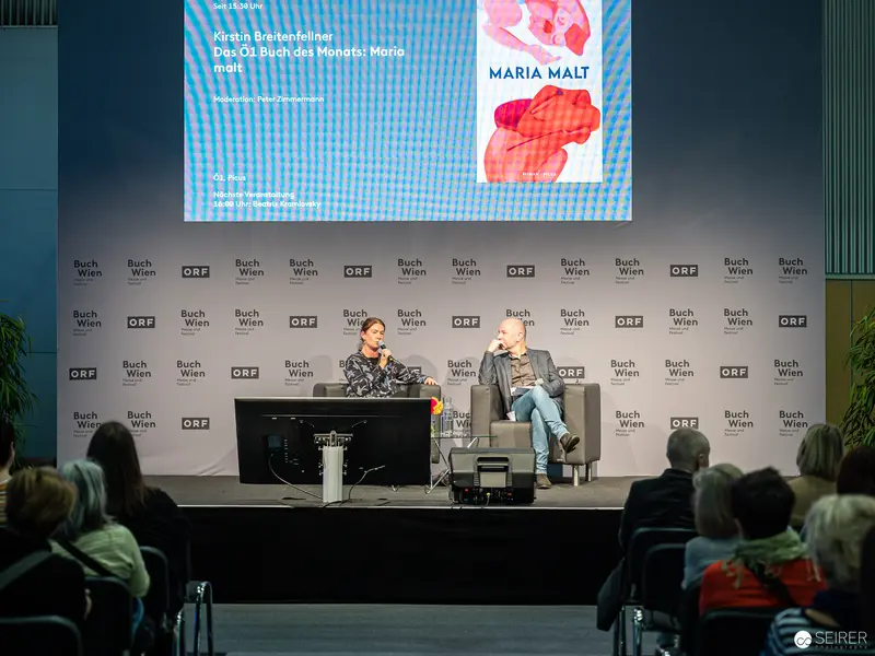 Maria Malt Book Event at Buch Wien 2022 Panel Discussion