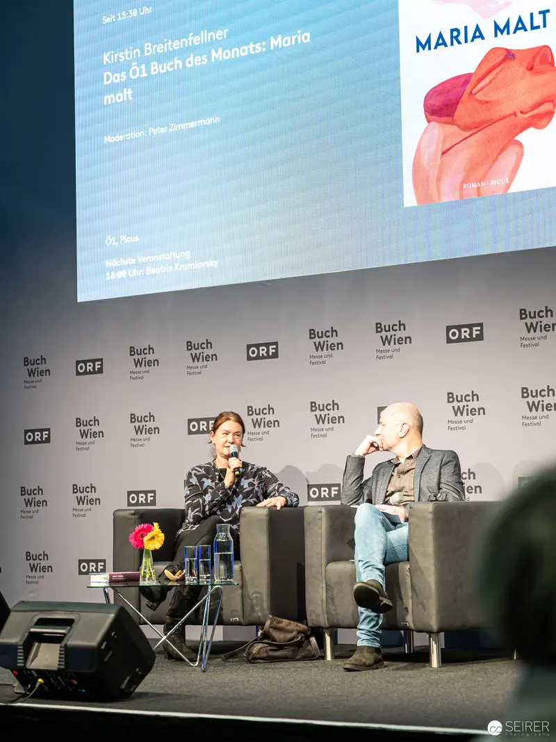 Maria Malt Book Event at Buch Wien 2022, Intimate Author Discussion Stage