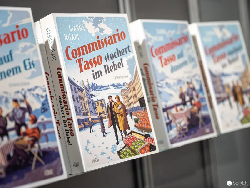Commissario Tasso Mystery Novel Displays at Book Event in Vienna