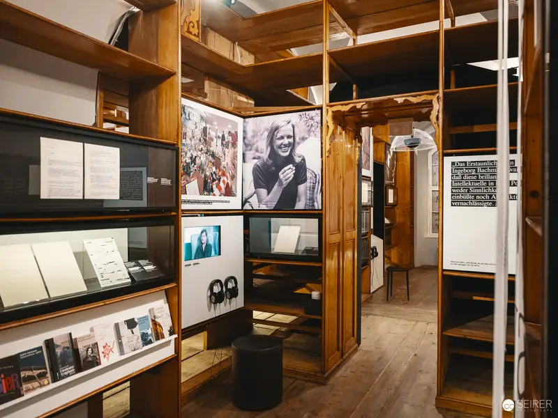 Ingeborg Bachmann Hommage Exhibition Interior at Vienna Literature Museum
