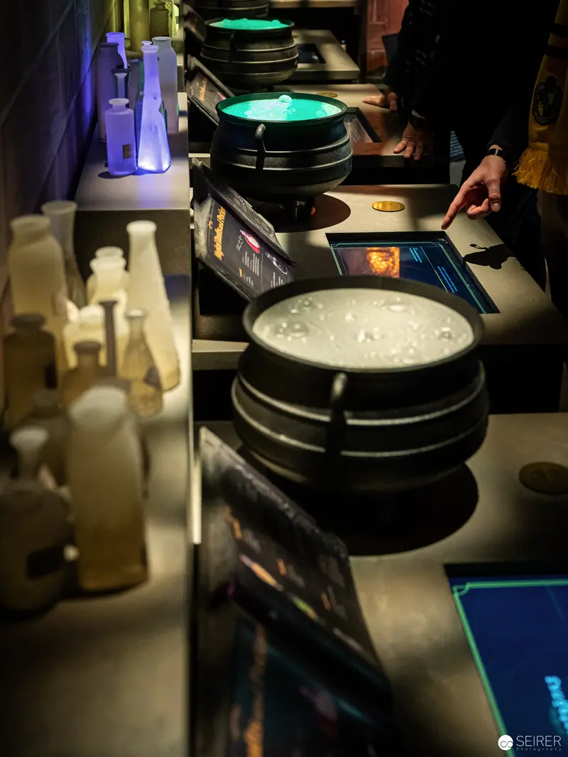 Interactive Culinary Display at Harry Potter Exhibition, Vienna