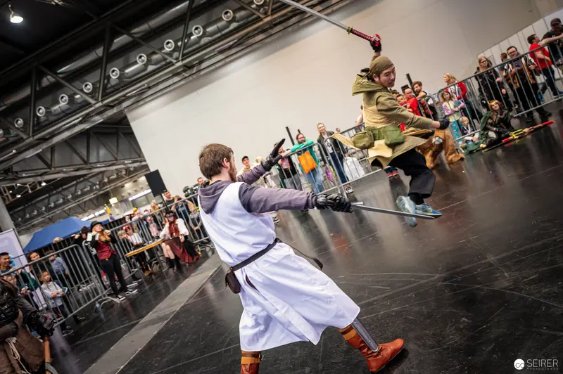 Cosplay Combat Performance at Vienna ComicCon 2022 Showfight Event