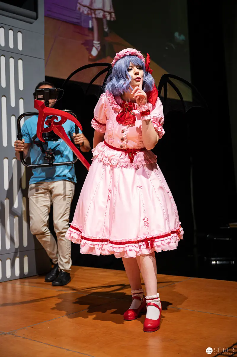 Vienna ComicCon 2022 Cosplay Championship: Lolita Fashion Performer on Stage