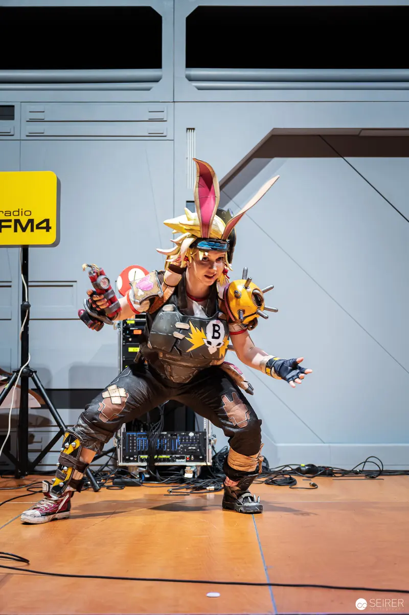Cosplay Central Crown Championship Contestant in Elaborate Character Costume at VIECC 2022