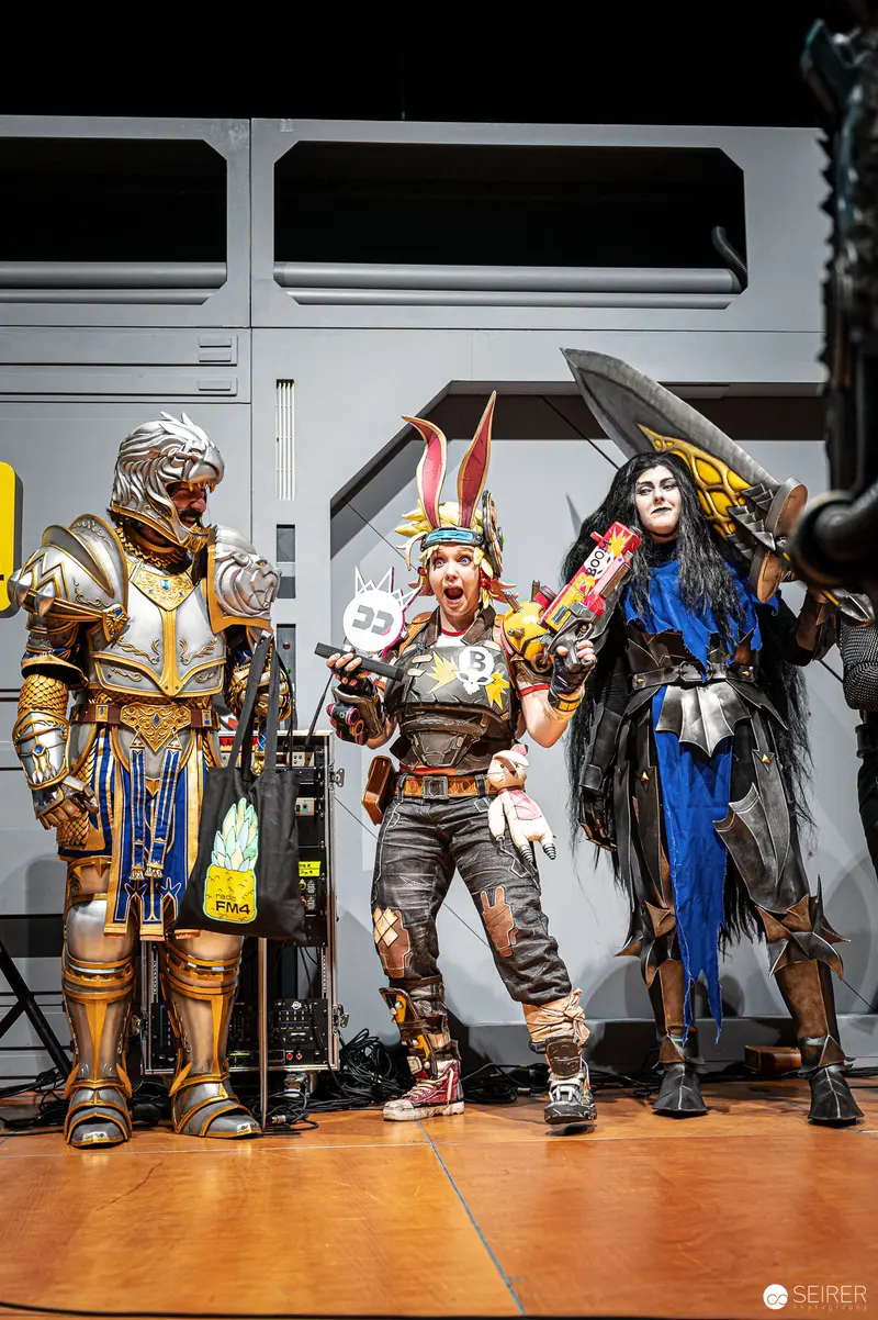 Vienna ComicCon 2022 Cosplay Central Crown Championship Contestants in Elaborate Costumes