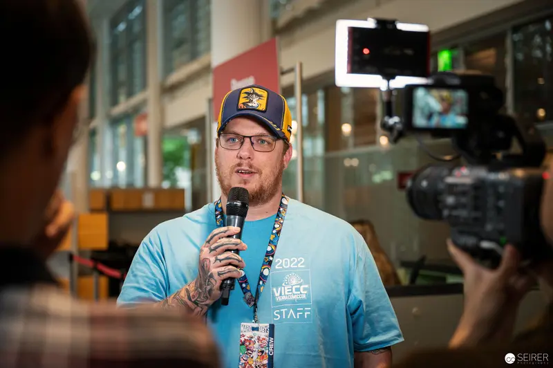 VIECC Staff Member Speaking at Vienna ComicCon 2022 Media Event