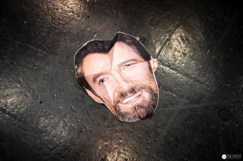 Disembodied Portrait on Textured Surface at Vienna ComicCon 2022