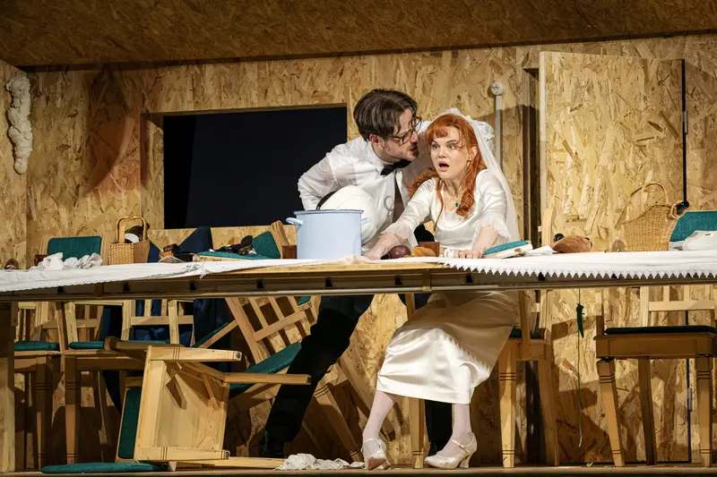 Bertolt Brecht's Petty Bourgeois Wedding Scene at Josefstadt Chamber Theater