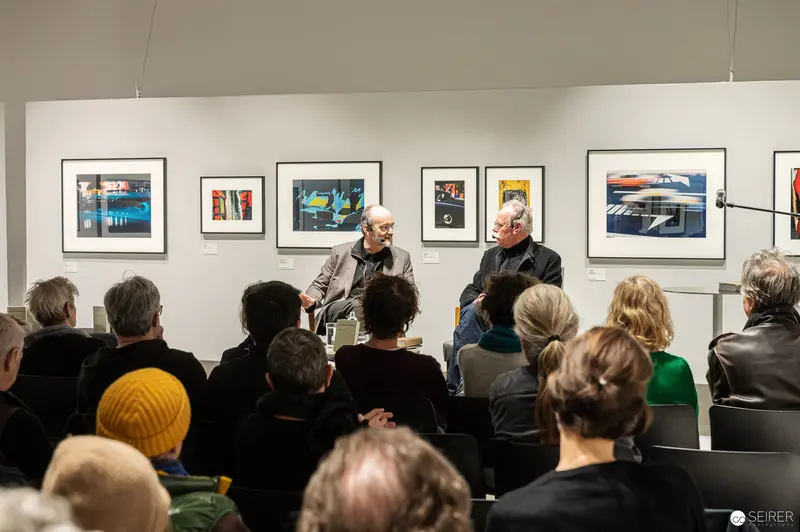 Hans-Michael Koetzle Discussing Photography at Westlicht Gallery Exhibition