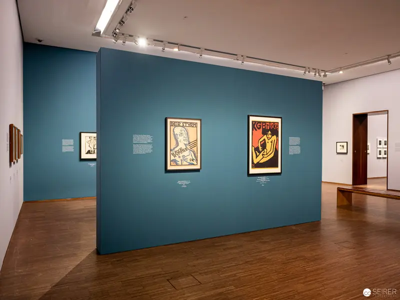 Exhibition View of Master Printmakers at Albertina Museum, Vienna