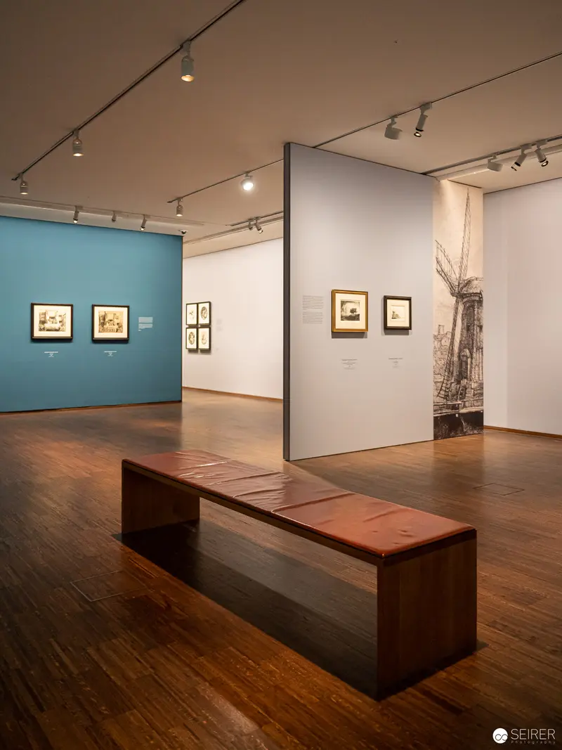 Albertina Museum Exhibition View of Master Printmaking Artwork