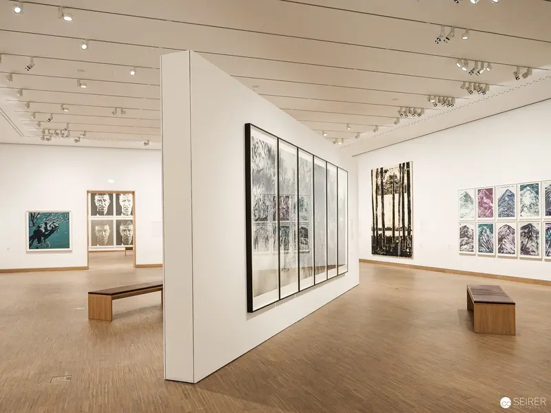 Printmaking Exhibition View at Albertina Modern - Contemporary Art Perspectives