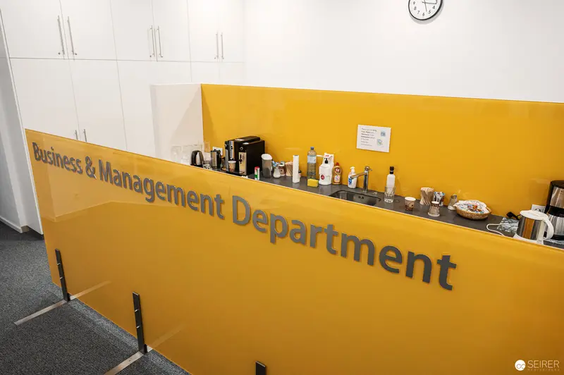 Business & Management Department Interior at Webster University Vienna