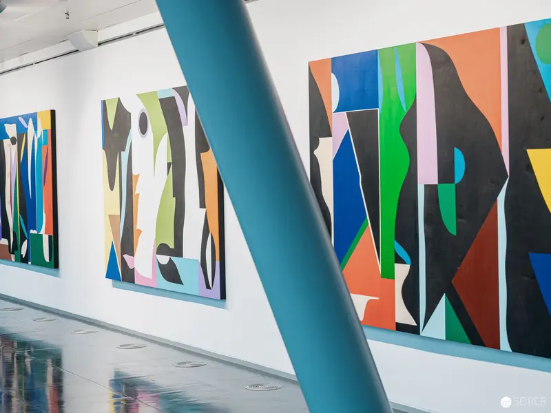 Daniel Bernáth Exhibition at Strabag Kunstforum, Vienna, March 2023