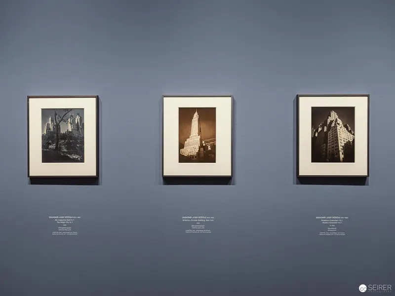 Architectural Photographs of New York Skyscrapers in Sepia Tones