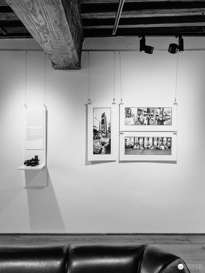 "17 Sisters" Exhibition View: Black and White Photographic Display at Traismaur Gallery