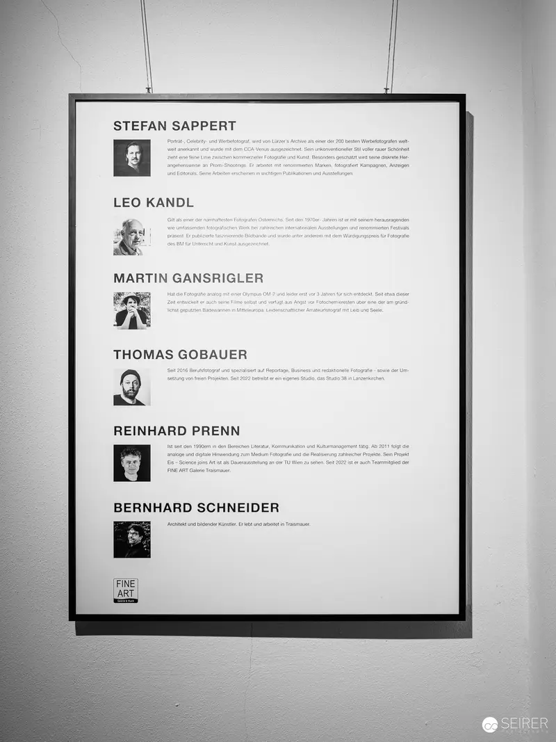 Names and Portraits in Black and White at "17 Sisters" Exhibition