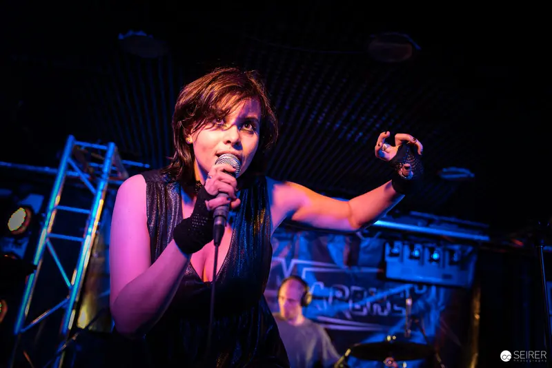 Extreme Mind Vocalist Performing Passionately at Replugged Live Show