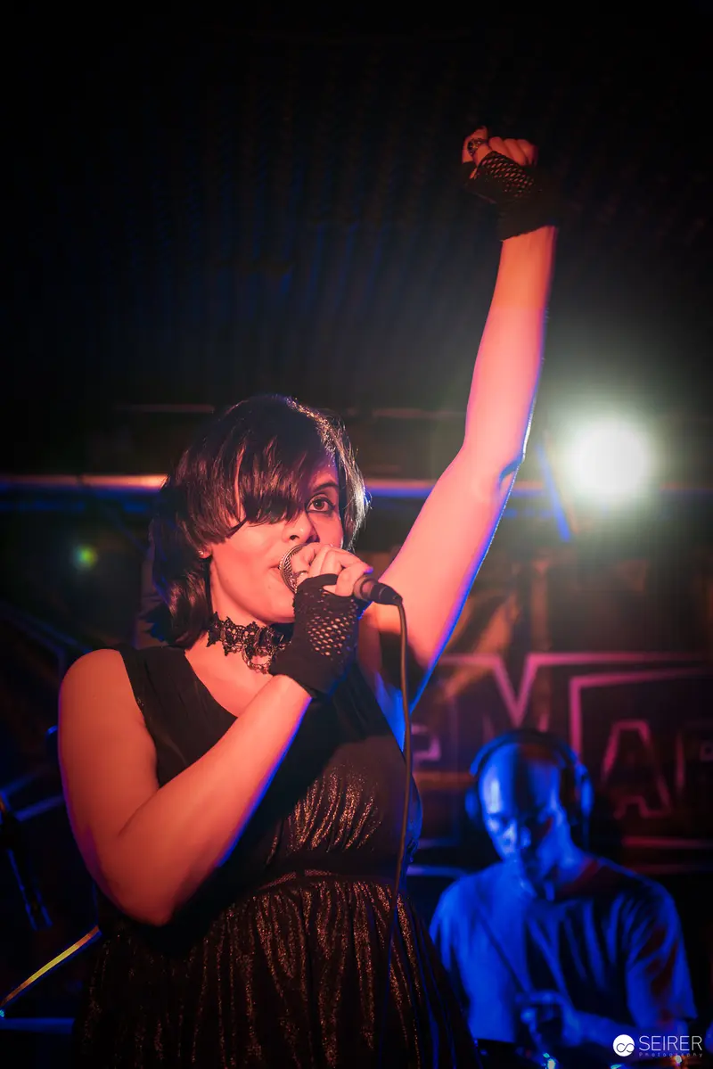 Extreme Mind Vocalist Performing Passionately at Replugged Live Concert