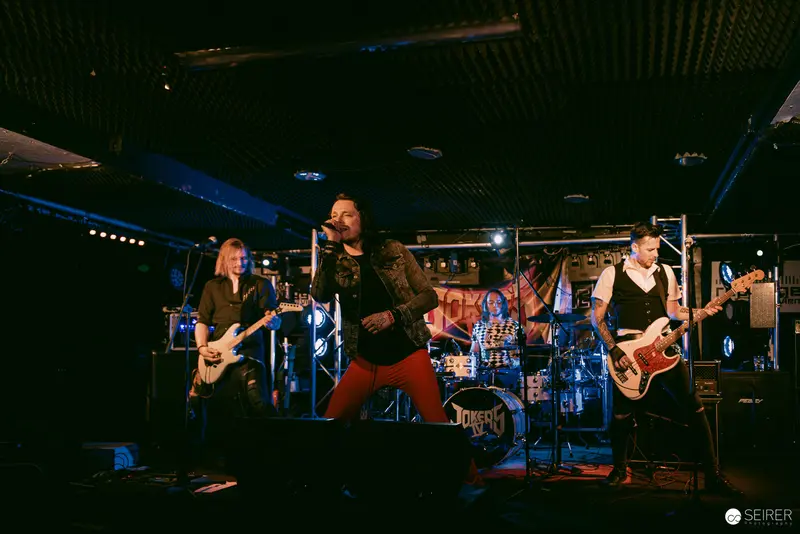 Jokers IV Performing High-Energy Rock Set at Replugged Music Venue, Vienna