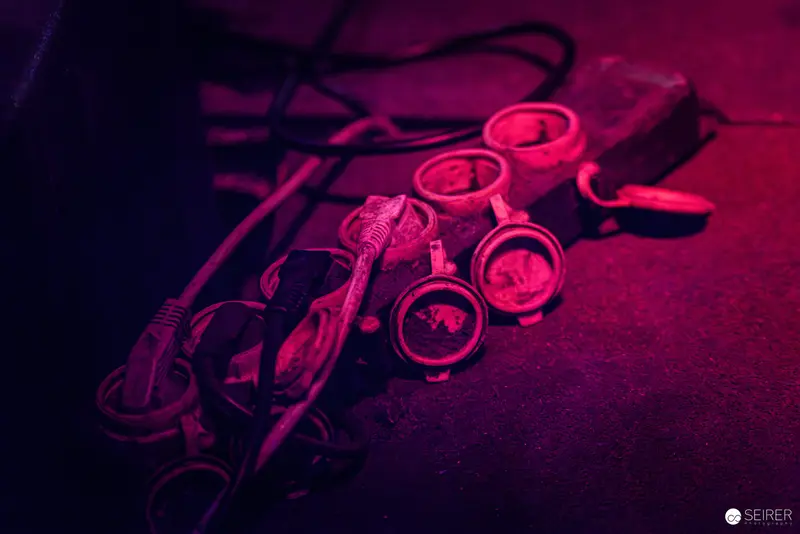 Nightmarcher Performance Cables and Connectors in Vivid Magenta Lighting