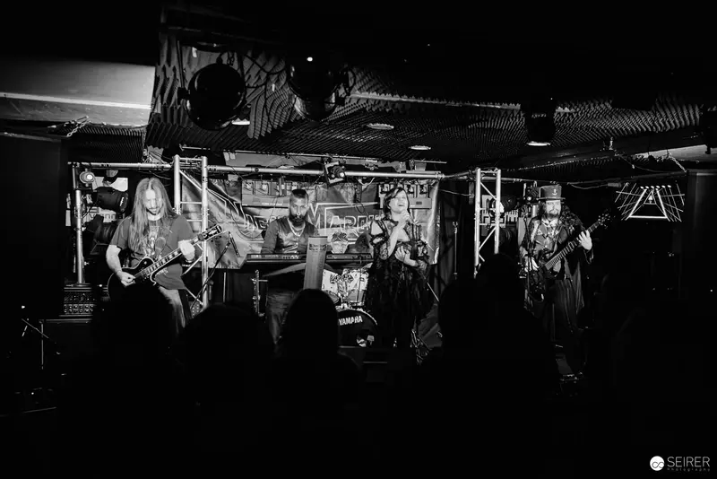 Nightmarcher Performing Live at Replugged Vienna in Monochrome Intensity