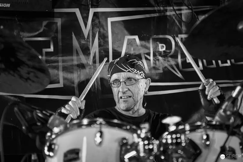 Nightmarcher Drummer Intense Performance at Replugged Vienna