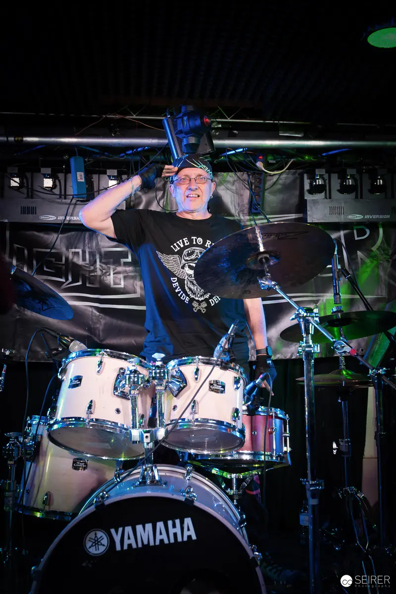 Nightmarcher Drummer Performing at Replugged Vienna with Yamaha Drum Kit