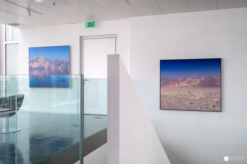 Helmut Ditsch Mountain Landscapes at Strabag Kunstforum Art Exhibition, 2023