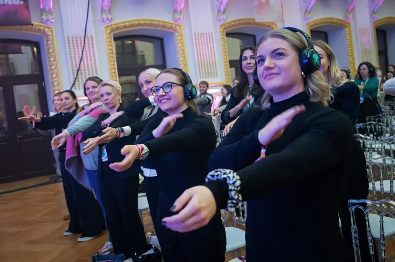 Health & Mind Festival: Participants Engaging in Synchronized Interactive Experience