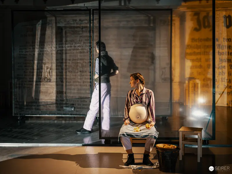 Theatrical Probe of "Der Nebel von Dybern" with Aline-Sarah Kunisch