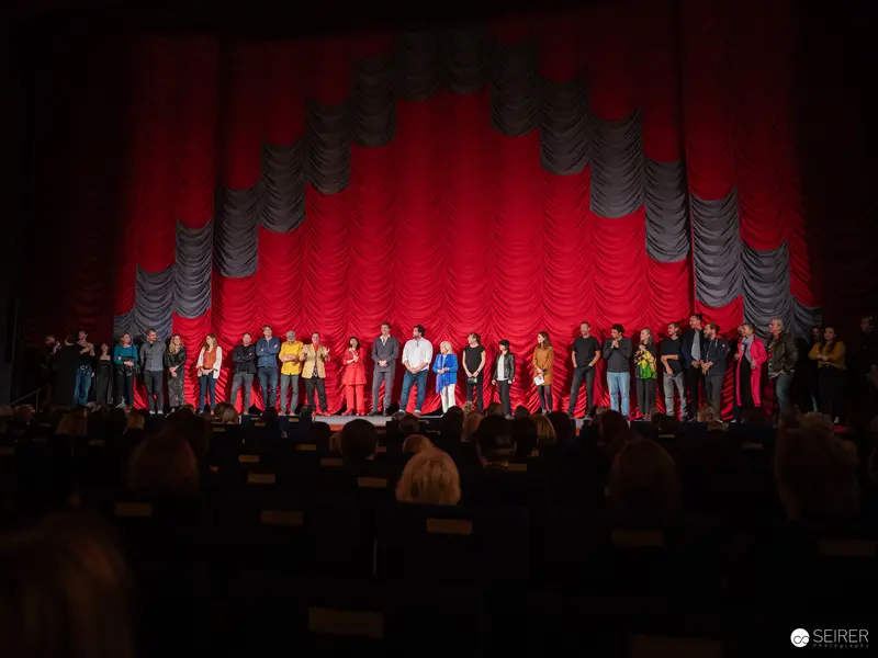 Ensemble Curtain Call at "Ingeborg Bachmann - Eine Hommage" Film Premiere
