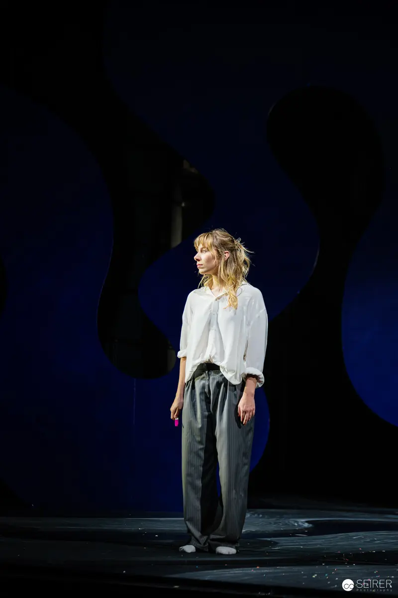 Johanna Mahaffy in Theatrical Staging of Wedekind's Lulu at Kammerspiele