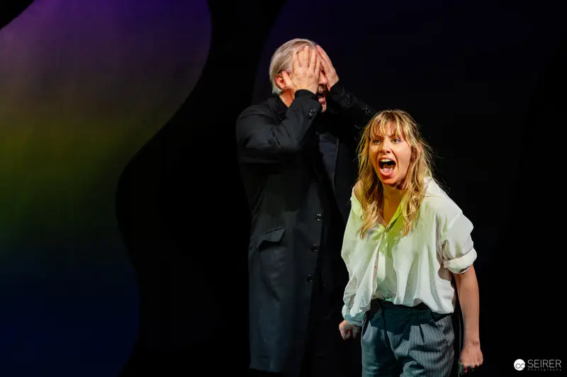 Intense Theatrical Moment from Wedekind's Lulu at Kammerspiele
