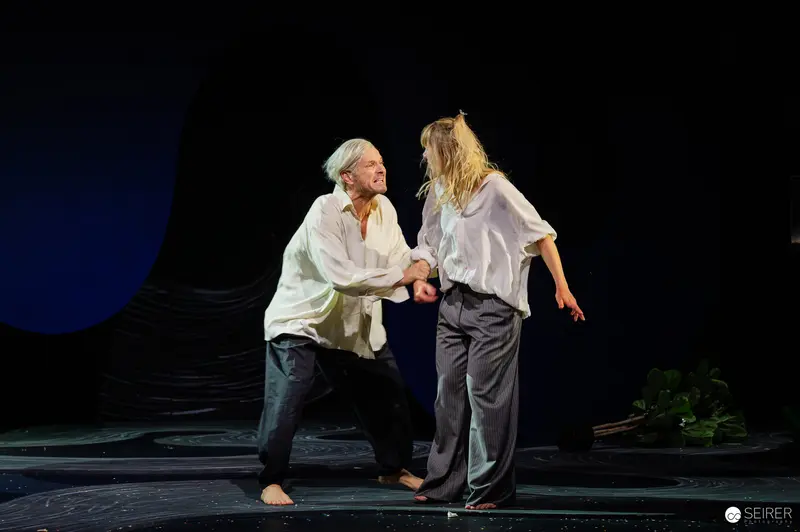 Theatrical Encounter in Wedekind's Reimagined Lulu Stage Rehearsal
